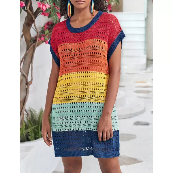 Bsubseach Crochet Coverups for Women Swimsuit Cover Up 2023 Summer Bikini Beachwear