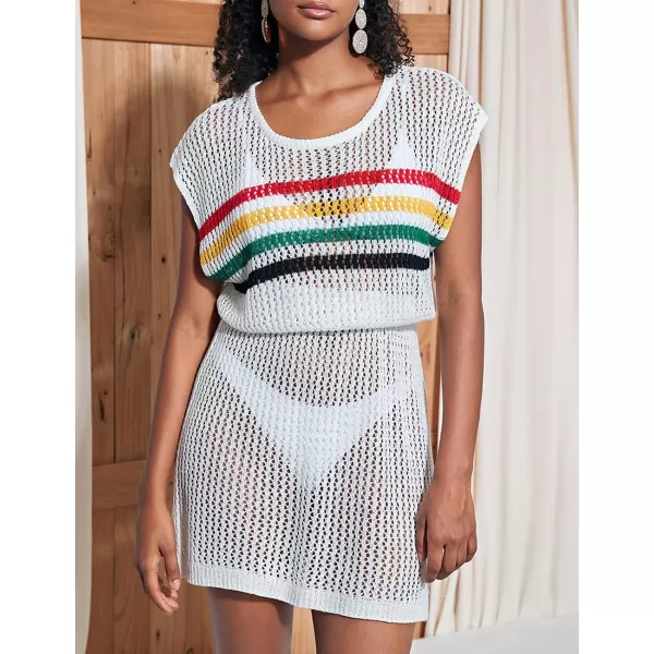 Bsubseach Crochet Coverups for Women Swimsuit Cover Up 2023 Summer Bikini Beachwear