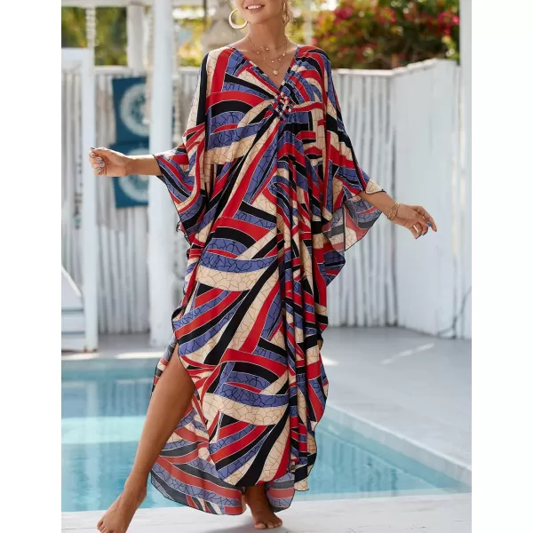 Bsubseach Kaftan Dresses Cover Up for Swimwear Women Plus Size Caftan Beach Cover Ups Resort Dress