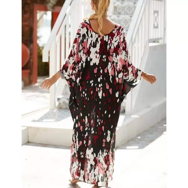 Bsubseach Kaftan Dresses Cover Up for Swimwear Women Plus Size Caftan Beach Cover Ups Resort Dress