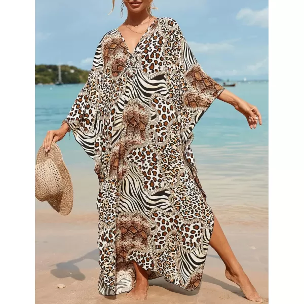 Bsubseach Kaftan Dresses Cover Up for Swimwear Women Plus Size Caftan Beach Cover Ups Resort Dress