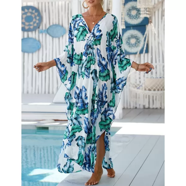Bsubseach Kaftan Dresses Cover Up for Swimwear Women Plus Size Caftan Beach Cover Ups Resort Dress