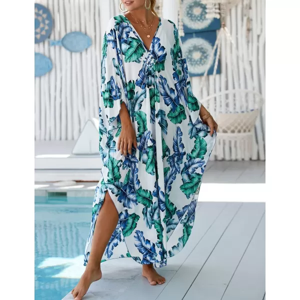 Bsubseach Kaftan Dresses Cover Up for Swimwear Women Plus Size Caftan Beach Cover Ups Resort Dress