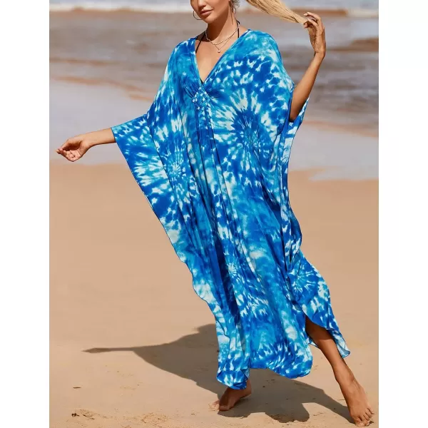 Bsubseach Kaftan Dresses Cover Up for Swimwear Women Plus Size Caftan Beach Cover Ups Resort Dress
