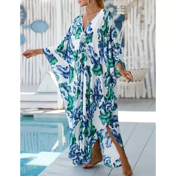 Bsubseach Kaftan Dresses Cover Up for Swimwear Women Plus Size Caftan Beach Cover Ups Resort Dress