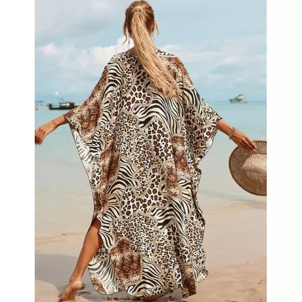 Bsubseach Kaftan Dresses Cover Up for Swimwear Women Plus Size Caftan Beach Cover Ups Resort Dress