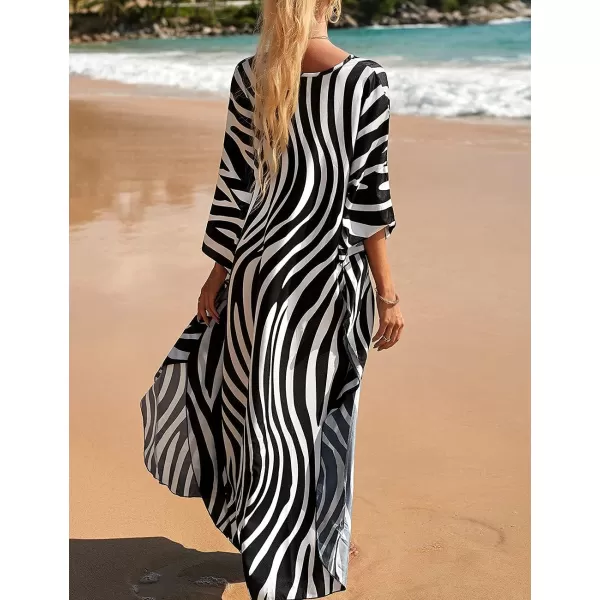Bsubseach Kaftan Dresses Cover Up for Swimwear Women Plus Size Caftan Beach Cover Ups Resort Dress