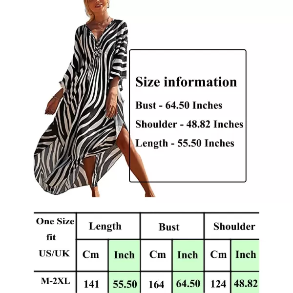 Bsubseach Kaftan Dresses Cover Up for Swimwear Women Plus Size Caftan Beach Cover Ups Resort Dress