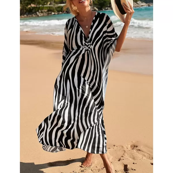 Bsubseach Kaftan Dresses Cover Up for Swimwear Women Plus Size Caftan Beach Cover Ups Resort Dress