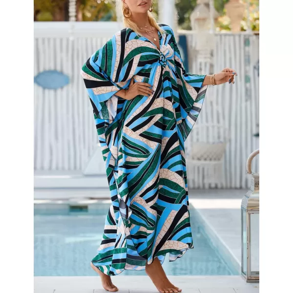Bsubseach Kaftan Dresses Cover Up for Swimwear Women Plus Size Caftan Beach Cover Ups Resort Dress