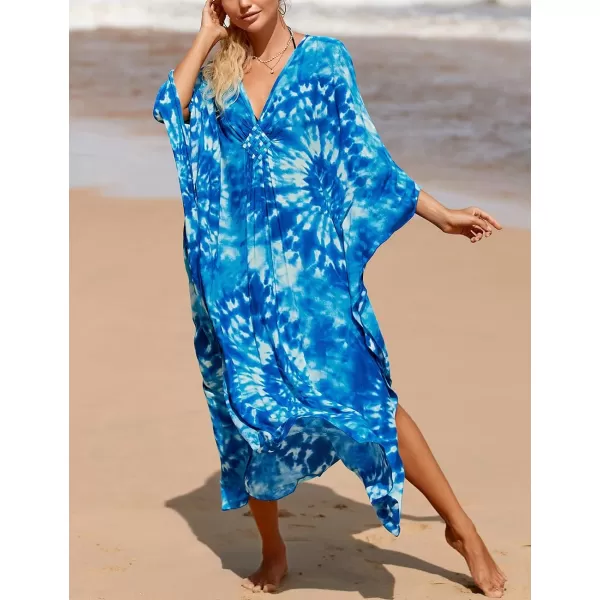 Bsubseach Kaftan Dresses Cover Up for Swimwear Women Plus Size Caftan Beach Cover Ups Resort Dress