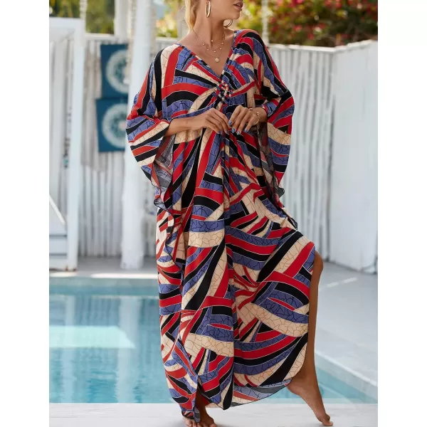 Bsubseach Kaftan Dresses Cover Up for Swimwear Women Plus Size Caftan Beach Cover Ups Resort Dress