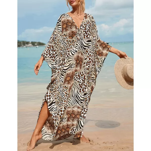 Bsubseach Kaftan Dresses Cover Up for Swimwear Women Plus Size Caftan Beach Cover Ups Resort Dress