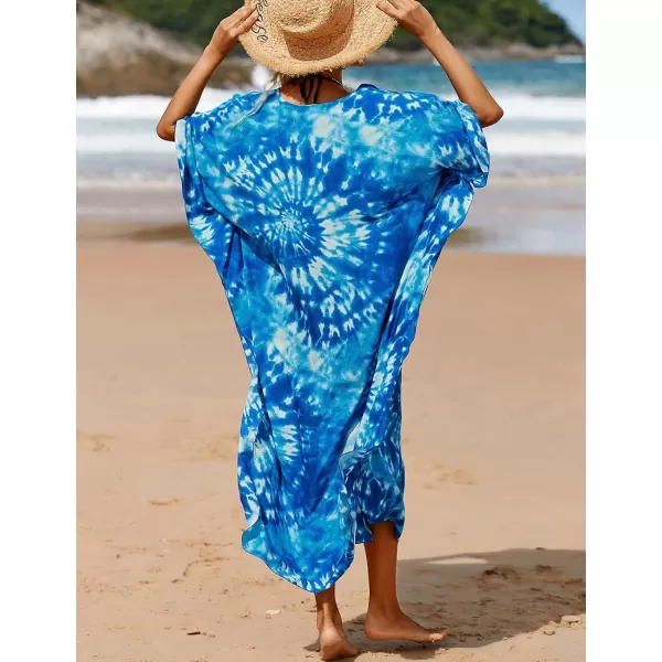 Bsubseach Kaftan Dresses Cover Up for Swimwear Women Plus Size Caftan Beach Cover Ups Resort Dress