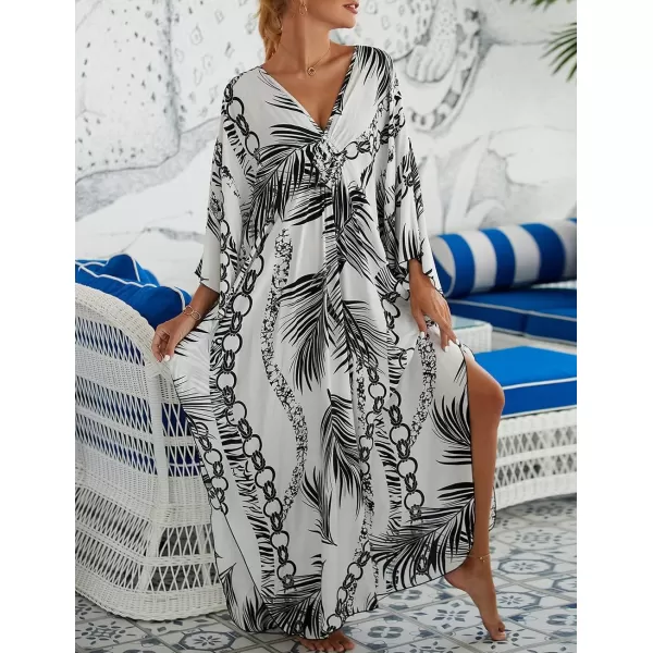 Bsubseach Kaftan Dresses Cover Up for Swimwear Women Plus Size Caftan Beach Cover Ups Resort Dress