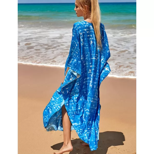 Bsubseach Kaftan Dresses Cover Up for Swimwear Women Plus Size Caftan Beach Cover Ups Resort Dress