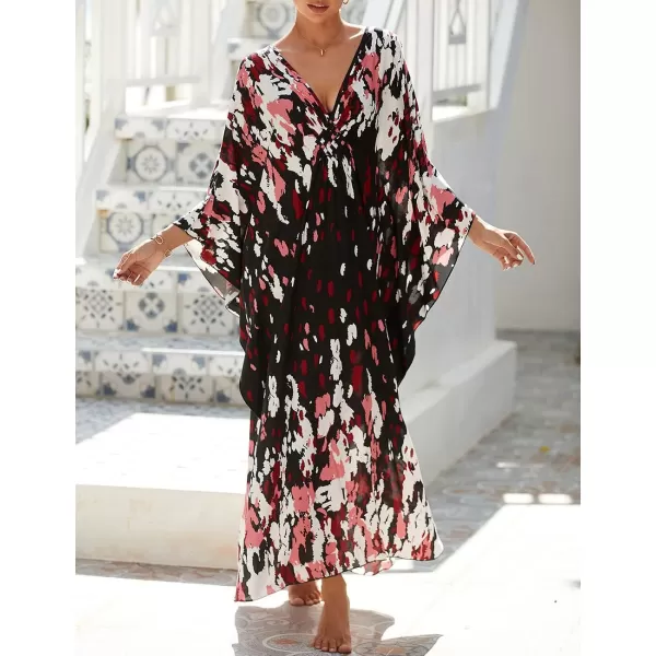 Bsubseach Kaftan Dresses Cover Up for Swimwear Women Plus Size Caftan Beach Cover Ups Resort Dress