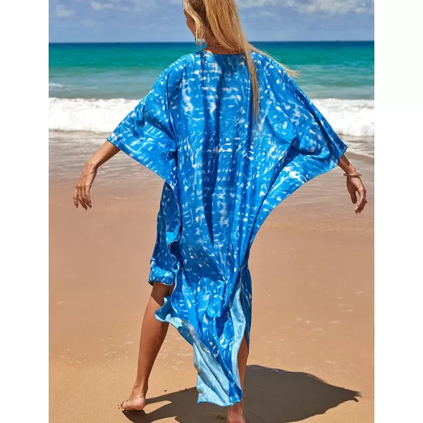 Bsubseach Kaftan Dresses Cover Up for Swimwear Women Plus Size Caftan Beach Cover Ups Resort Dress