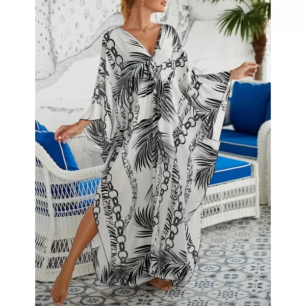 Bsubseach Kaftan Dresses Cover Up for Swimwear Women Plus Size Caftan Beach Cover Ups Resort Dress