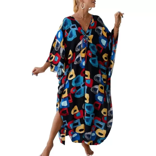 Bsubseach Kaftan Dresses Cover Up for Swimwear Women Plus Size Caftan Beach Cover Ups Resort Dress