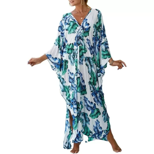Bsubseach Kaftan Dresses Cover Up for Swimwear Women Plus Size Caftan Beach Cover Ups Resort Dress