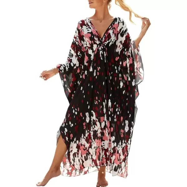Bsubseach Kaftan Dresses Cover Up for Swimwear Women Plus Size Caftan Beach Cover Ups Resort Dress