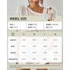 imageBsubseach Crochet Swimsuit Coverup for Women Hollow Out Bikini Swimwear Mesh Knit Beach Dress with PocketsCamel