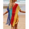 imageBsubseach Beach Crochet Dress Bathing Suit Cover Ups Sexy Coverup for Swimwear Women Summer OutfitRpatchwork 10