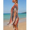 imageBsubseach Beach Crochet Dress Bathing Suit Cover Ups Sexy Coverup for Swimwear Women Summer OutfitRpatchwork 2