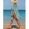 imageBsubseach Beach Crochet Dress Bathing Suit Cover Ups Sexy Coverup for Swimwear Women Summer OutfitRpatchwork 7