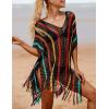 imageBsubseach Beach Crochet Dress Bathing Suit Cover Ups Sexy Coverup for Swimwear Women Summer OutfitRpatchwork 8