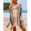 imageBsubseach Beach Crochet Dress Bathing Suit Cover Ups Sexy Coverup for Swimwear Women Summer OutfitRpatchwork 9