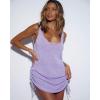 imageBsubseach Crochet Coverups for Women Backless Bikini Bathing Suit Cover Up Summer Knitted Beach Tank DressDpurple