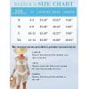 imageBsubseach Crochet Coverups for Women See Through Knitted Bathing Suit Cover Up Bikini Swimwear Mesh Beach DressWhite