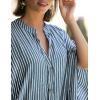imageBsubseach Kaftan Dresses for Women Beach Cover Up Caftans for Women Long Button Up Shirt Kaftan DressesAgrey Stripes