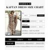 imageBsubseach Kaftan Dresses for Women Beach Cover Up Caftans for Women Long Button Up Shirt Kaftan DressesAleopard Pattern
