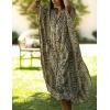 imageBsubseach Kaftan Dresses for Women Beach Cover Up Caftans for Women Long Button Up Shirt Kaftan DressesAsnake Pattern