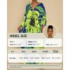 imageBsubseach Kaftan Dresses for Women Plus Size Beach Swimsuit Cover Up V Neck Caftan Dress LoungewearEblue Green
