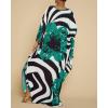 imageBsubseach Kaftan Dresses for Women Plus Size Beach Swimsuit Cover Up V Neck Caftan Dress LoungewearEpeacock Green Flower