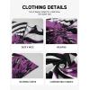 imageBsubseach Kaftan Dresses for Women Plus Size Beach Swimsuit Cover Up V Neck Caftan Dress LoungewearEpurple Flowers