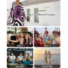 imageBsubseach Kaftan Dresses for Women Plus Size Beach Swimsuit Cover Up V Neck Caftan Dress LoungewearEpurple Flowers