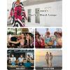 imageBsubseach Kaftan Dresses for Women Plus Size Beach Swimsuit Cover Up V Neck Caftan Dress LoungewearEred Flowers
