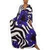 E-navy Blue Flower