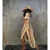imageBsubseach Kaftan Dresses for Women Kaftan Cover Ups Swimwear Plus Size Tie Dye Kaftans Maxi Dress Long Beach Cover UpAcoffee