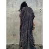 imageBsubseach Kaftan Dresses for Women Kaftan Cover Ups Swimwear Plus Size Tie Dye Kaftans Maxi Dress Long Beach Cover UpCdark Grey
