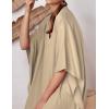 imageBsubseach Women Kaftan Dresses Caftan Loungewear Maxi Dress Swimsuit Cover Up BeachwearBapricot