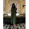 imageBsubseach Women Kaftan Dresses Caftan Loungewear Maxi Dress Swimsuit Cover Up BeachwearBarmy Green