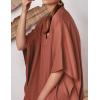 imageBsubseach Women Kaftan Dresses Caftan Loungewear Maxi Dress Swimsuit Cover Up BeachwearBorange Red