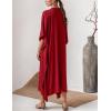 imageBsubseach Women Kaftan Dresses Caftan Loungewear Maxi Dress Swimsuit Cover Up BeachwearBred
