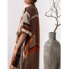 imageBsubseach Women Kaftan Dresses Caftan Loungewear Maxi Dress Swimsuit Cover Up BeachwearGeometric Print 1